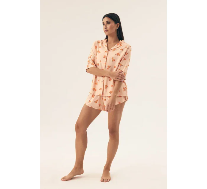 DÁMSKE PYŽAMO NARANJA 42686 SS25 DÁMSKE PYŽAMO NARANJA 42686 SS25