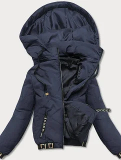 Tmavě modrá dámská bunda typu "bomber" model 17556036 - S'WEST
