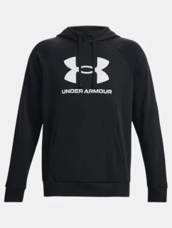 Mikina Under Armour Rival Fleece Logo Hoodie - čierna/biela