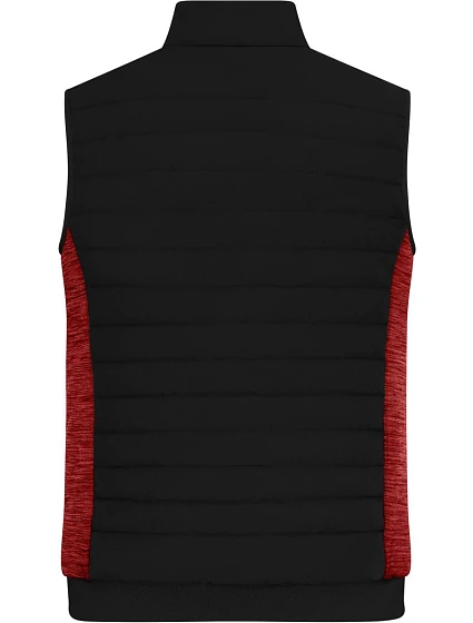JN Pánská vesta s podšívkou 02. black/red melange model 22415286 - Daiber JN Pánská vesta s podšívkou 02. black/red melange model 22415286 - Daiber