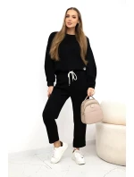 Tepláková súprava Butter fabric + nohavice čierna Tepláková súprava Butter fabric + nohavice čierna