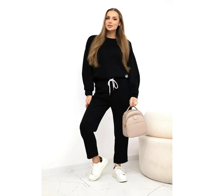 Tepláková súprava Butter fabric + nohavice čierna Tepláková súprava Butter fabric + nohavice čierna