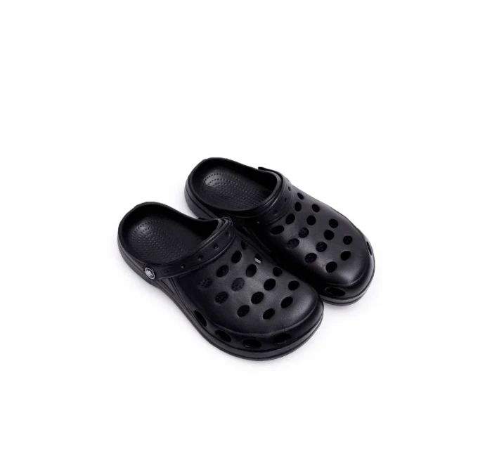 Dámské Nazouváky Černé Pěnové Crocsy EVA Dámské Nazouváky Černé Pěnové Crocsy EVA