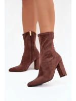 Topánky na podpätku model 217737 Krok vo veľkom štýle