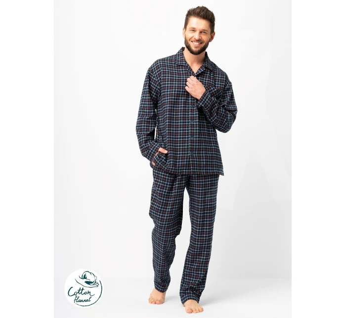 Pánské pyžamo MNS model 21293118 B25 délka/r M2XL na zip - Key