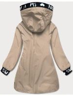 Jednoduchá béžová dámská bunda model 17249704 - S'WEST