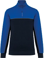404 Pracovní mikina s 1/4 zipem  blue model 22514124 - WK
