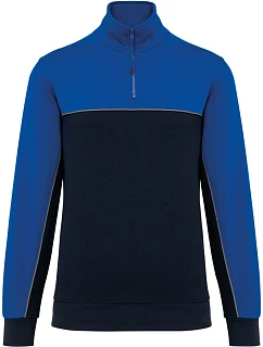 404 Pracovní mikina s 1/4 zipem  blue model 22514124 - WK
