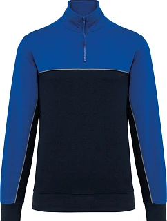 404 Pracovní mikina s 1/4 zipem  blue model 22514124 - WK