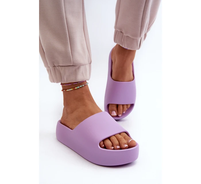 Dámské žabky na tlusté podrážce béžové model 21659145 - Boto Dámské žabky na tlusté podrážce béžové model 21659145 - Boto