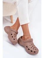 Dámské Pěnové Sandály Na Masivní Podešvi Big Star model 21703070 Tmavě béžové - Big Star Shoes