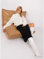Sweter AT SW model 18900708 ecru - FPrice Sweter AT SW model 18900708 ecru - FPrice