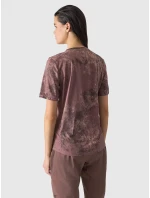 Dámske rýchloschnúce cyklistické tričko 4F - ružové