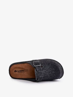 Pohodlné pánske papuče s prackou Inblu Graphite