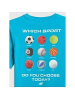 Chlapčenské tričko s potlačou 4F 4FJRSS26TTSHM3832-33S