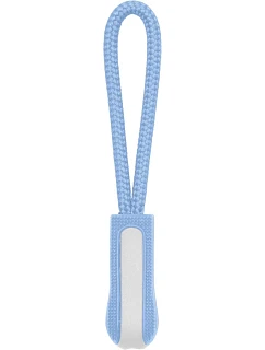 Kariban K 851, 4 ks prívesok na zips 20.K851, nebovo modrá/biela