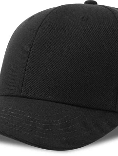 Atlantis Headwear Beat-S 6-panelová čiapka s kšiltom 33.0238 čierna