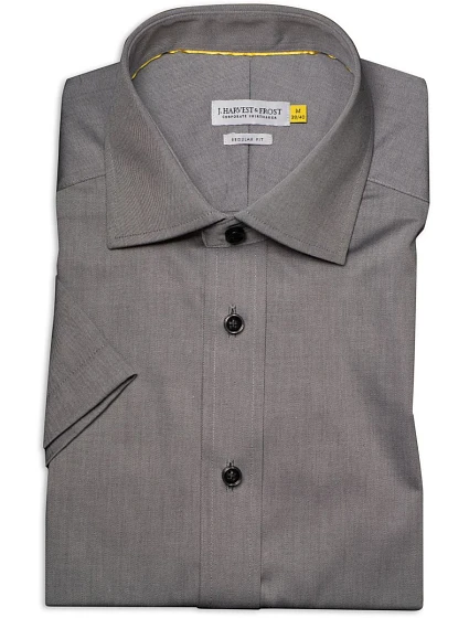 J.Harvest & Frost YB 50 S/S Regular Men košile s krátkým rukávem grey model 22459893