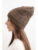 Čepice s fleece Marta K231 mocca Čepice s fleece Marta K231 mocca