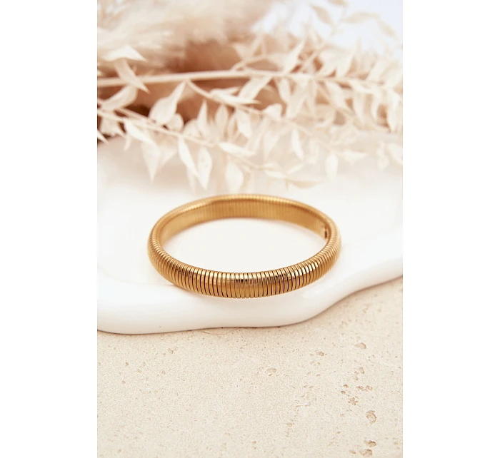 Dámský náramek ze nerezové oceli zlatý