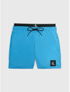 Pánske plavky s dvojitým pásom KM0KM00846 CYO modré - Calvin Klein