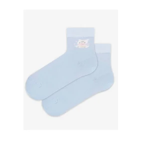 TENKÉ PONOŽKY FARBA 6-11 ROKOV DIEVČATÁ LEVANDUĽOVÁ 30-32