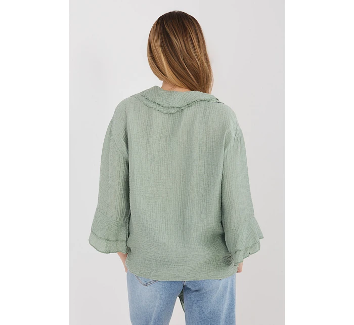 Košeľa s dlhým rukávom model 225521 Taliansko Moda