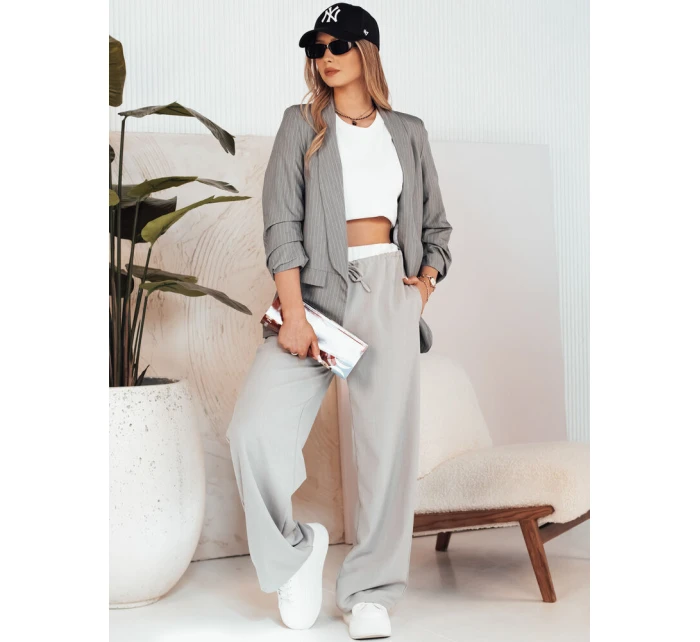 Dámska bunda OPTON tmavo šedá FashionStreet PY0095