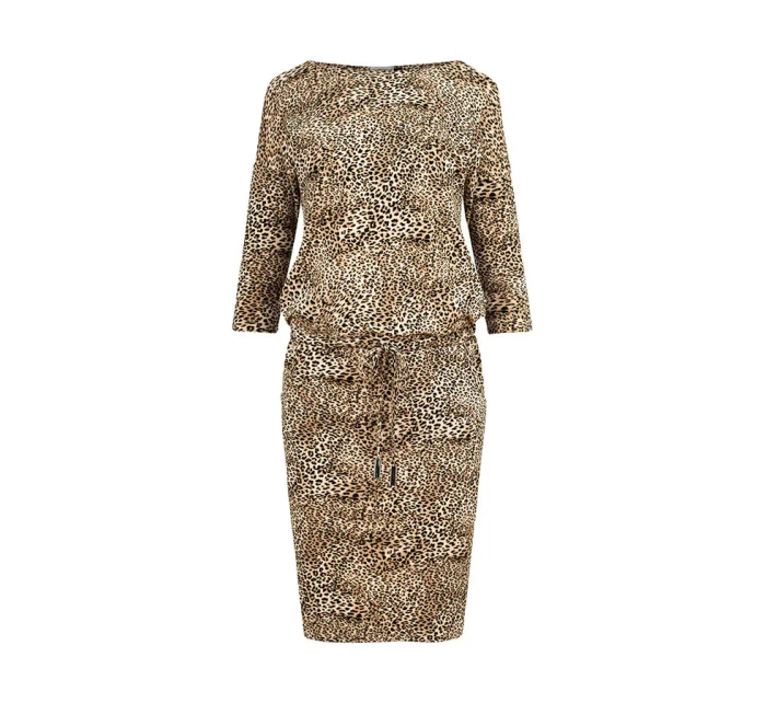 Dámské sportovní šaty s panteřím vzorem model 22019061 - numoco