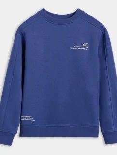 Chlapčenská mikina bez kapucne 4F 4FJRAW25TSWSM2413-31S