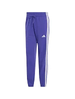 Dámske nohavice adidas Essentials 3-Stripes French Terry Cuffed fialové KF8340