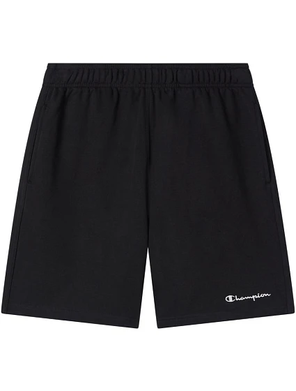 Spodenki męskie Bermuda czarne model 22553815 KK001 - CHAMPION Spodenki męskie Bermuda czarne model 22553815 KK001 - CHAMPION