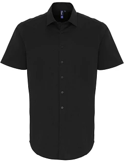 PR Popelínová elastická košile s rukávem 39.0 black model 22477738 - Premier