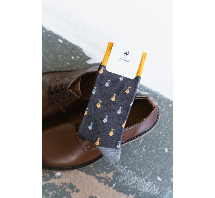 Kravaty ponožky 051-136 Dark Grey - Viac