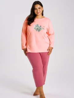 3471 DÁMSKE DLHÉ PYŽAMO PATRICIA 2XL-4XL