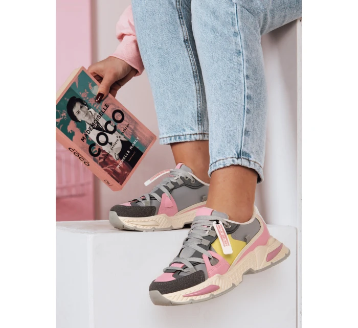 Dámské sportovní tenisky grey Dstreet model 21983965 - FashionStreet