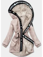 Béžová dámská oversize bunda parka model 17784564 - S'WEST Béžová dámská oversize bunda parka model 17784564 - S'WEST