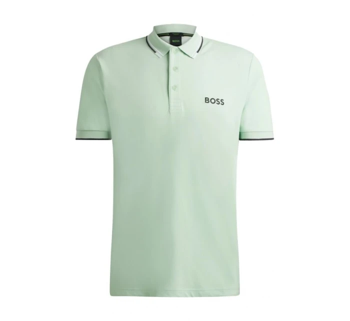 Pánska polokošeľa Boss Paddy Pro Open Green Regular Fit Green (50469102-388)