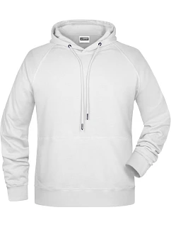Pánská raglánová mikina s kapucí 02. white model 22435104 - Daiber