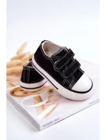 Dziecięce Trampki Na Rzepy Czarne Bernie Dziecięce Trampki Na Rzepy Czarne Bernie