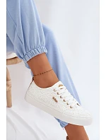 Dámské tenisky s krajkou model 22102739 Bílé - Lee Cooper