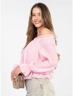 Blúzka MI BZ 27846.12 svetlo ružová
