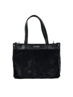 Dámska kabelka/kufor s kožušinou Big Star - čierna