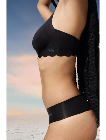 Dámske nohavičky ZERO z mikrovlákna 2.0 Hipstring 2P - BLACK - čierna 0004 - SLOGGI Dámske nohavičky ZERO z mikrovlákna 2.0 Hipstring 2P - BLACK - čierna 0004 - SLOGGI