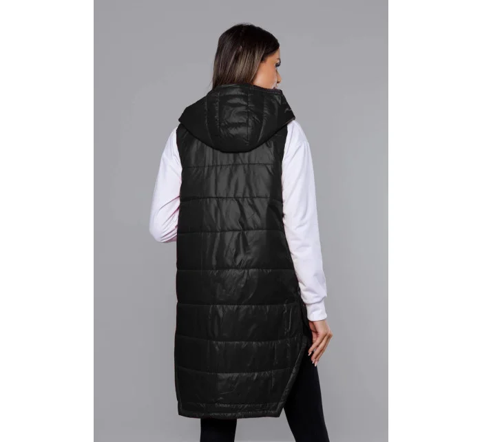 Čierna vesta s geometrickou spodnou časťou (B0122-1) Čierna vesta s geometrickou spodnou časťou (B0122-1)