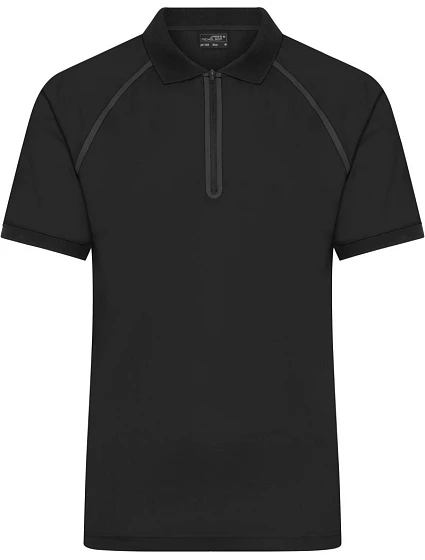 Daiber JN 1308 Pánske polo tričko z piké so zipsom 02.1308 čierne/čierne Daiber JN 1308 Pánske polo tričko z piké so zipsom 02.1308 čierne/čierne