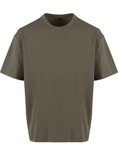 NM 003 Unisex oversize tričko z těžké bavlny model 22443054 olive - New Morning Studios