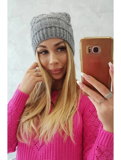Fleecová čiapka Marta K231 tmavo šedá Fleecová čiapka Marta K231 tmavo šedá