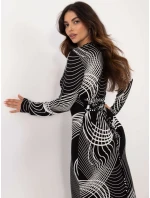 Šaty LK SK 509792 2.09 čiernobiele