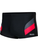 Pánske plavecké šortky Aron M.16 black-red - Aqua Speed